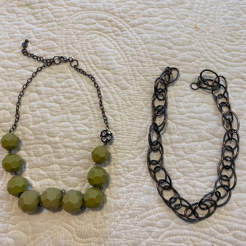 Large beaded chocker style necklace